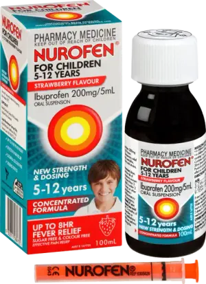 Nurofen for Children Strawberry 5-12yo -100ml
