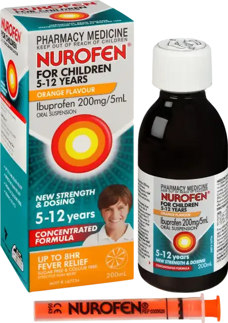 Nurofen for Children Orange 5-12yo - 200ml