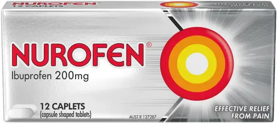 Nurofen Pain & Inflammation Relief Caplets 200mg - 12 Caplets