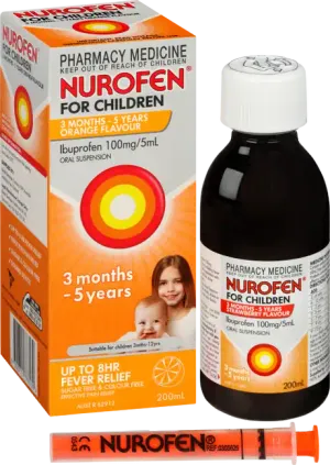 Nurofen For Children Orange 3mos - 5yo 200ml